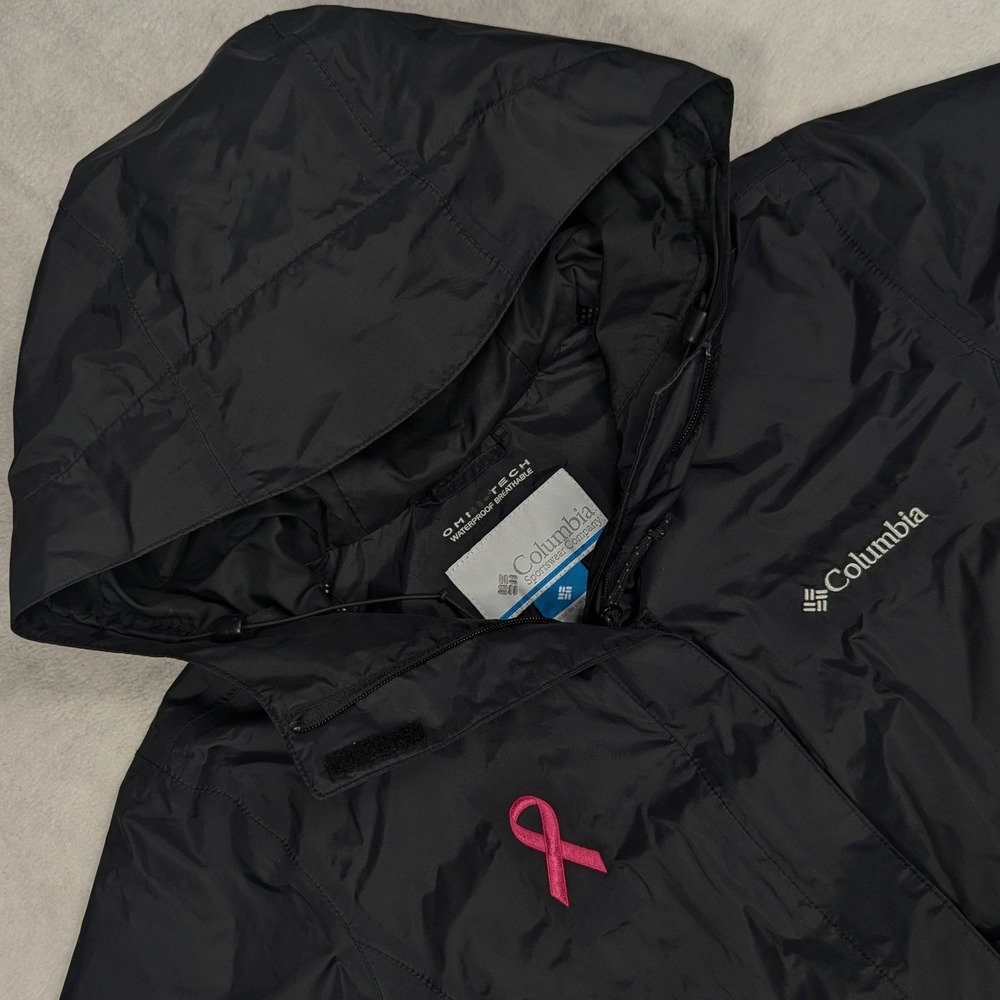 Columbia Women's Tested Tough In Pink II Rain Jacket Breast Cancer Awareness Med